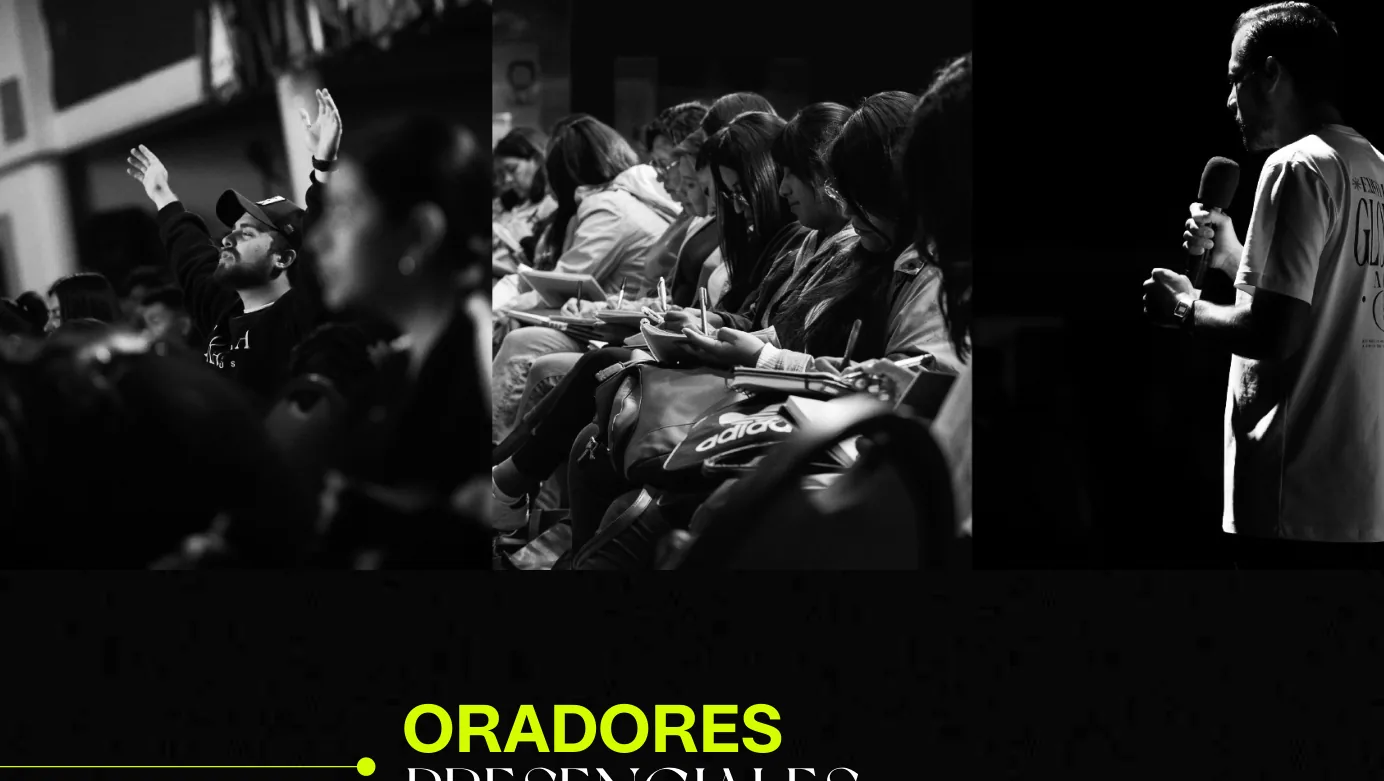 Jóvenes reunidos en adoración y enseñanza, fotografías del material oficial